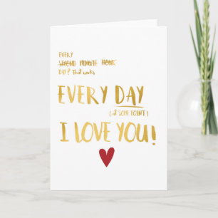 Sarkastic I Kärlek You Card Kort