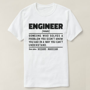 Sarkastic ingenjör Noun Make Pappa T Shirt