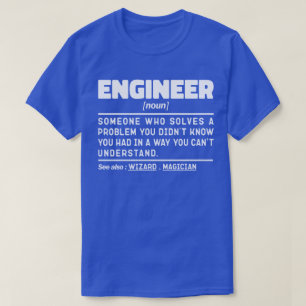Sarkastic ingenjör Noun Make Pappa T Shirt