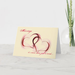 Sarkastic Intertwated Hearts I Kärlek You Card Helgkort