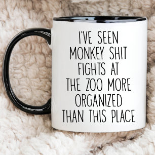 Sarkastic, jag har sett Monkey S*det slåss på Zoo Mugg