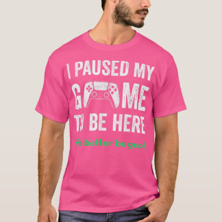 Sarkastic Lame Pausad för Gamers Boys Manar VI T Shirt