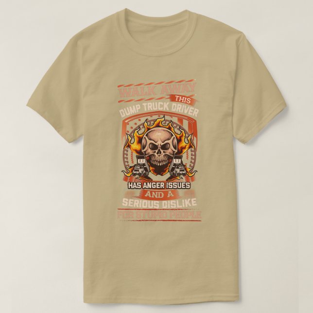 Sarkastic Lastbil Driver 1 T Shirt (Design framsida)