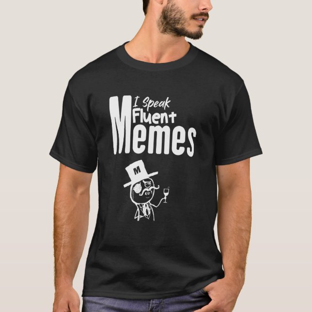 Sarkastic Memine for Meme Taling Humor Lang T Shirt (Framsida)