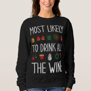 Sarkastic mest troligt att dricka hela Vin Kristus T Shirt