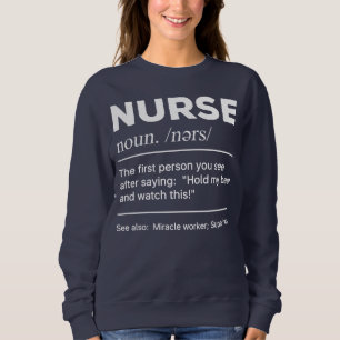 Sarkastic Nurse Definition: Håll mitt öl T Shirt