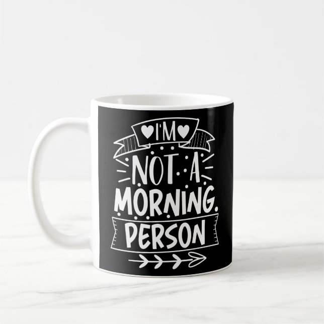 Sarkastic Pappa - inte morgonmänniska Kaffemugg (Vänster)