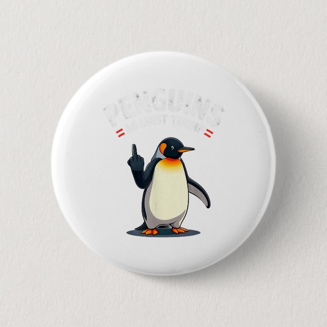 Sarkastic Penguins against Trump Knapp (Framsida)