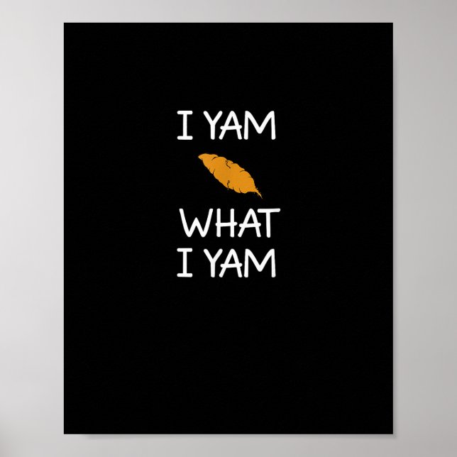Sarkastic, Pun I Yam What I Yam, Lusny, Joke, Fami Poster (Framsidan)