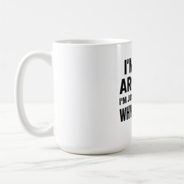 Sarkastic Quote T-Shirt - jag förklarar bara varfö Kaffemugg (Vänster)
