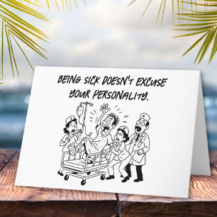 Sarkastic Recovery Warning - det går inte att komm Kort