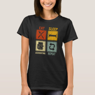Sarkastic Retro for CPA Eat Sviloläge Accounting R T Shirt