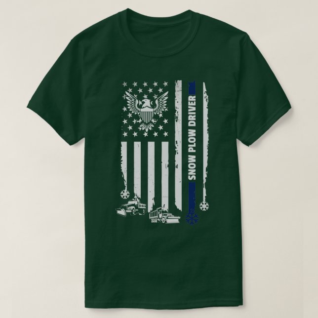 Sarkastic Snö Plow Driver 1 T Shirt (Design framsida)