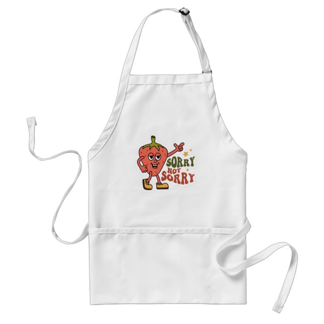 Sarkastic Strawberry Förlåt, men tyvärr inte Förkläde (Framsidan)