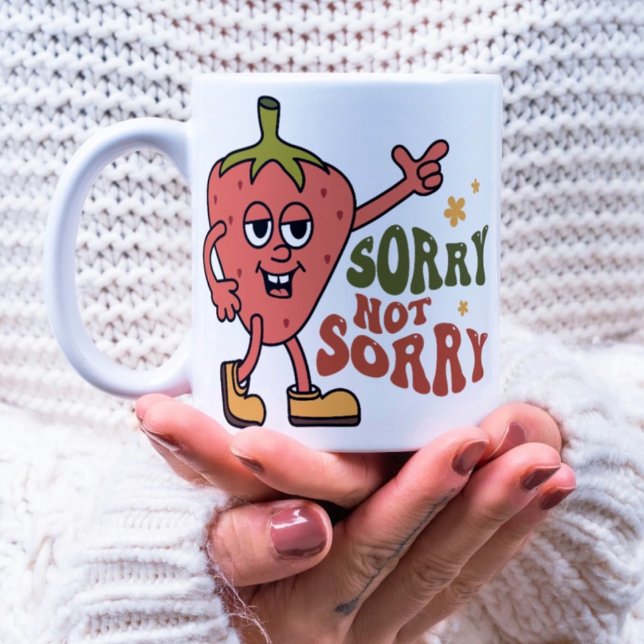 Sarkastic Strawberry Förlåt, men tyvärr inte Kaffemugg (Skapare uppladdad)