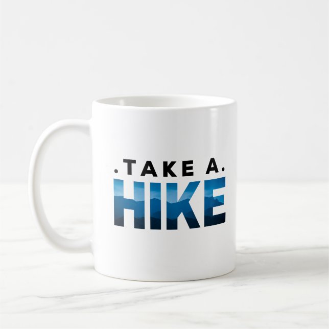 Sarkastic tar en hike, och hyllar honom för Hiker Kaffemugg (Vänster)