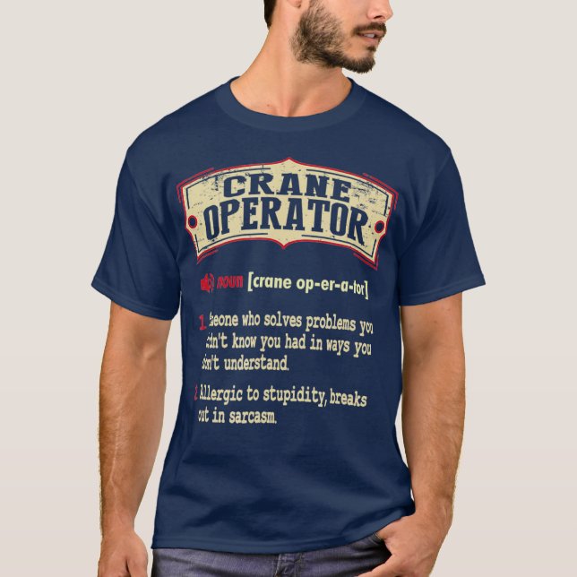 Sarkastic-term för kronoperatorn t shirt (Framsida)