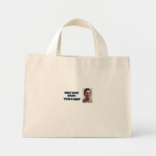 Sarkastic Tote Bag Mini Tygkasse (Framsidan)