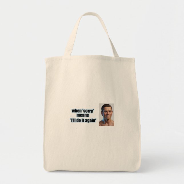 Sarkastic Tote Bag Tygkasse (Framsidan)