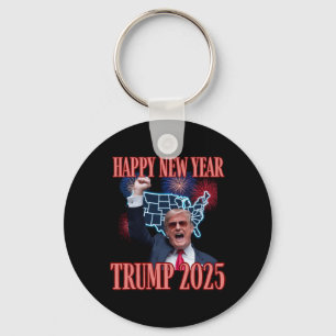 Sarkastic Trump Gott nytt år 2025 47:e presidenten Nyckelring