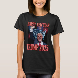 Sarkastic Trump Gott nytt år 2025 47:e presidenten T Shirt