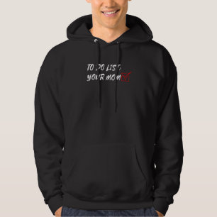 Sarkastic Typography Gag Sarcasm-citat att göra-li Hoodie