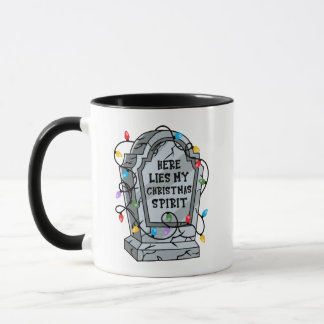 Sarkastisk antijul-mugg, mörk humor julpresent mugg