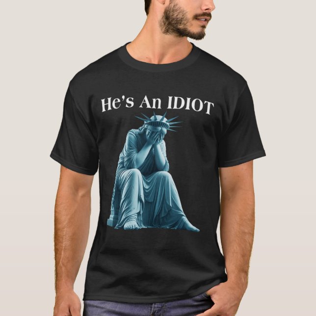 Sarkastisk antitrump är en ideostaty av lök t shirt (Framsida)