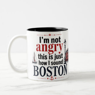 Sarkastisk Boston-mugg Två-Tonad Mugg
