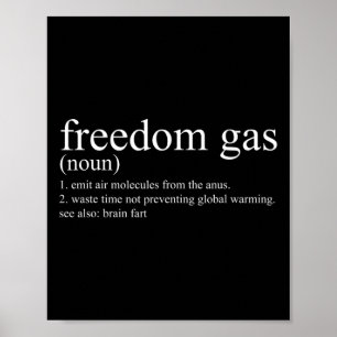 Sarkastisk Definition Frihet Gas Tröja Cool Politi Poster