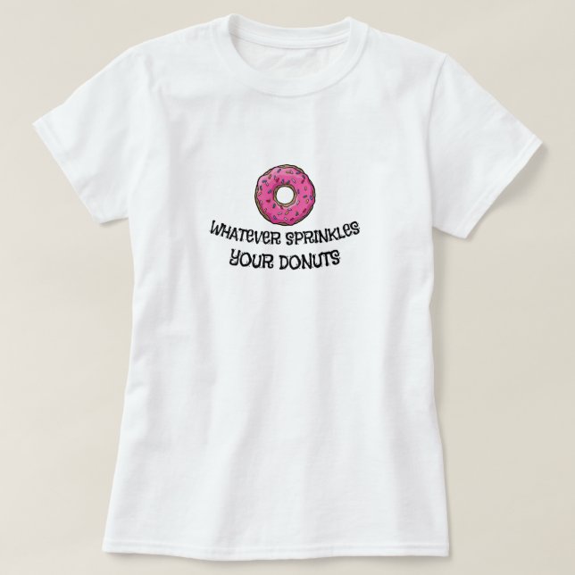Sarkastisk Donut Humor T-Shirt (Design framsida)