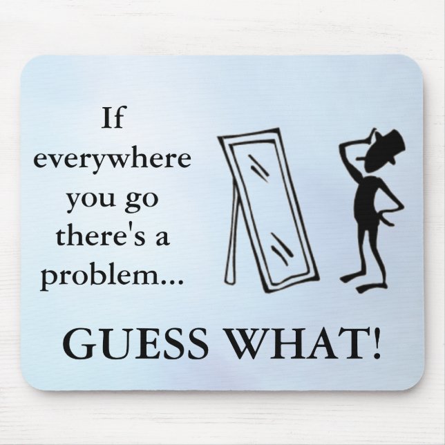 Sarkastisk en eyeliner för förargligt folk musmatta (Framsidan)