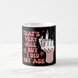 Sarkastisk feminist kaffemugg