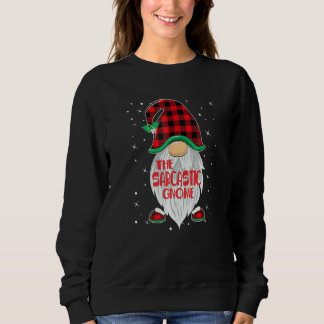 Sarkastisk Gnome Matchande Familj Jul Grupp Kläder T Shirt