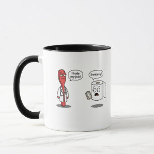 Sarkastisk humor grafik läkare rolig sassy meme mugg