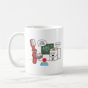 Sarkastisk humor grafisk lärare Roligt sassigt mem Kaffemugg