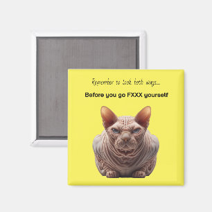 Sarkastisk humor magnet