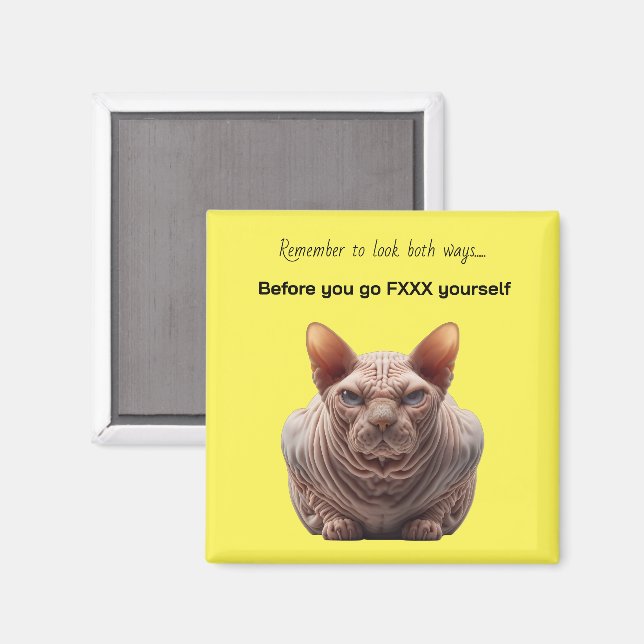 Sarkastisk humor magnet (Front/Back)