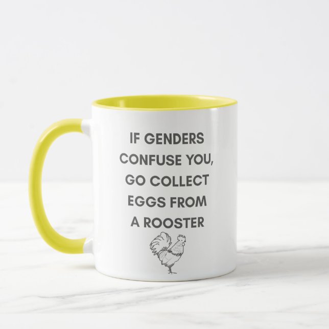 Sarkastisk humor specialdesignad fotogåva mugg (Vänster)