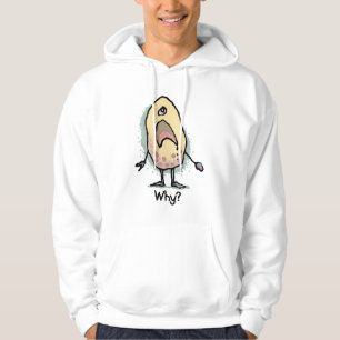Sarkastisk humor Varför? Konstverk - Trendig desig Hoodie