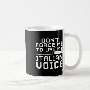 Sarkastisk italiensk spelare Italiensk sarkasm spe Kaffemugg