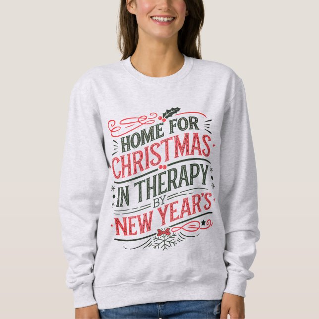 Sarkastisk jul  t shirt (Framsida)