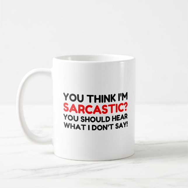 Sarkastisk Kaffemugg (Vänster)