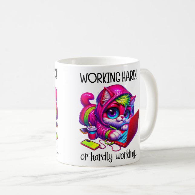 Sarkastisk katt kaffemugg (Framsida höger)