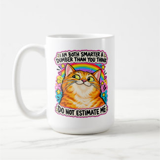 Sarkastisk kattägare humor | Underskatta mig inte Kaffemugg