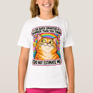 Sarkastisk kattägare humor | Underskatta mig inte T Shirt