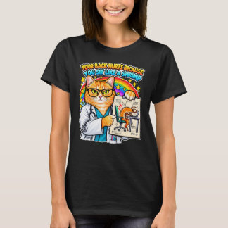 Sarkastisk kattläkare | Rolig hållningsgås T Shirt