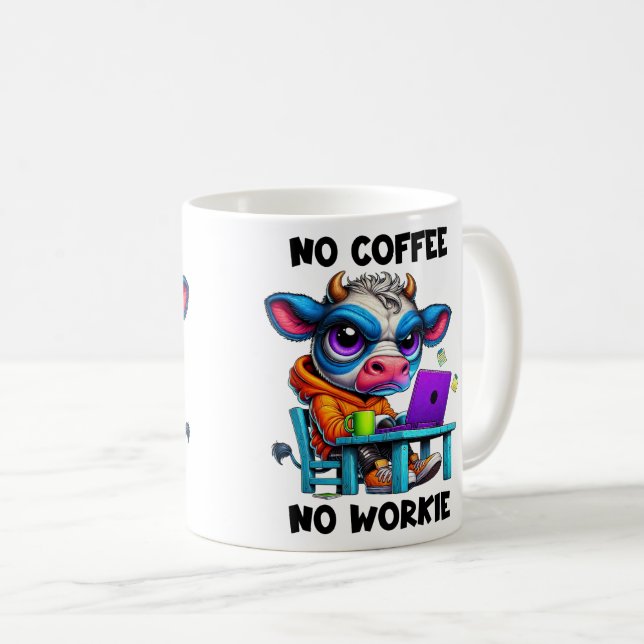 Sarkastisk ko kaffemugg (Framsida höger)