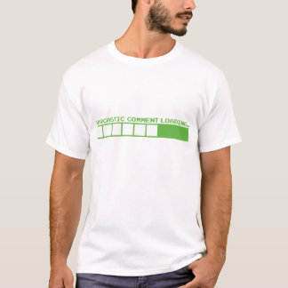 sarkastisk kommentar som laddar rolig tee shirt