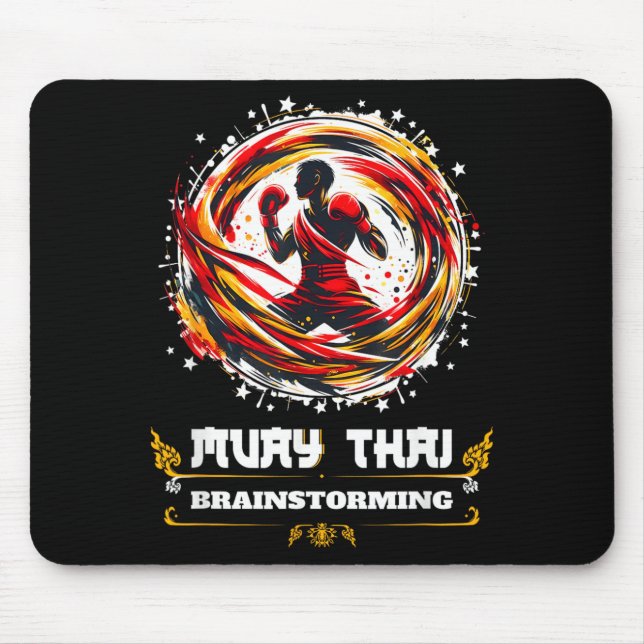 Sarkastisk Muay Thai Kickboxning MMA Thai Stridsko Musmatta (Framsidan)